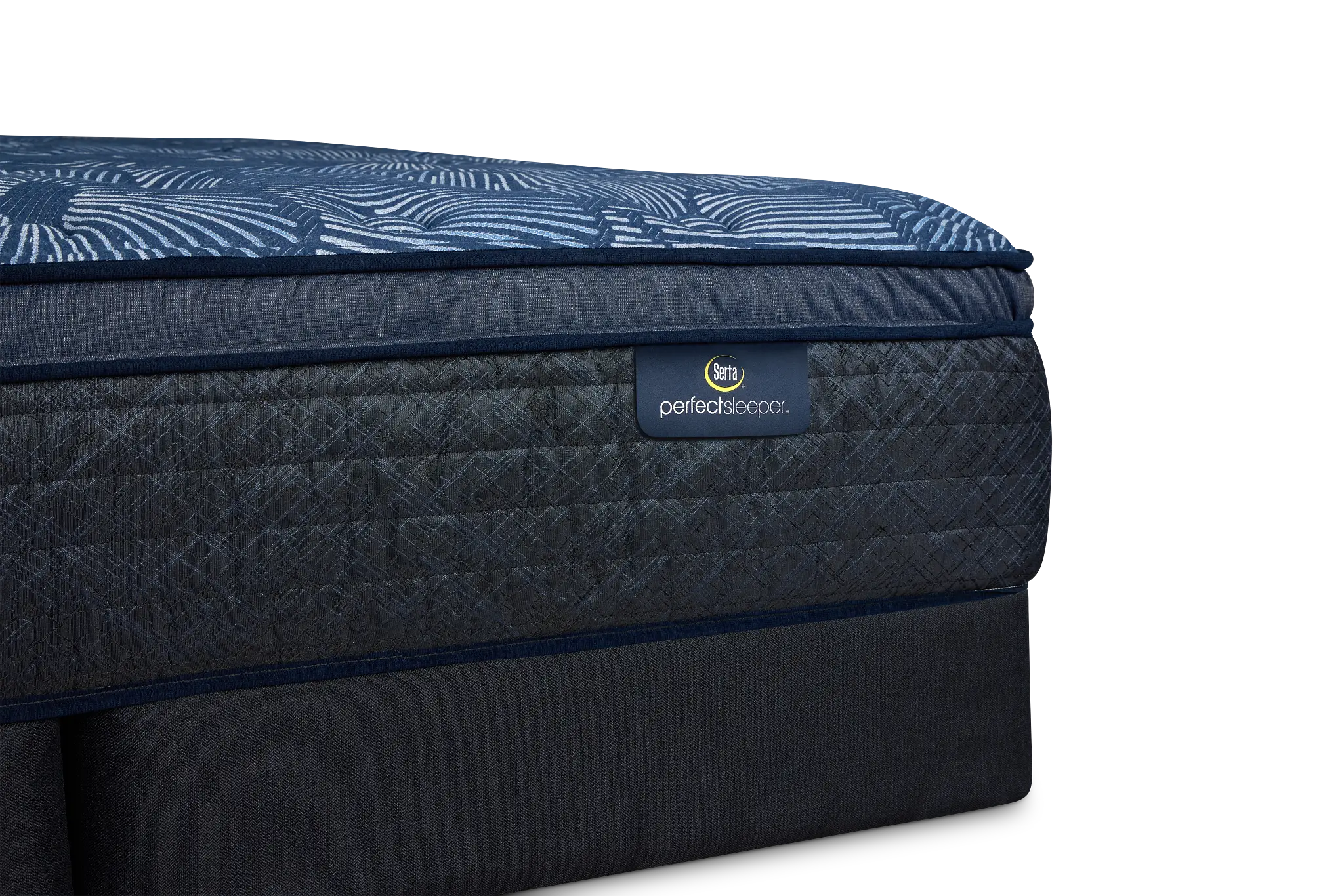 Serta Perfect Sleeper Cobalt Calm Plush Mattress Set Serta Perfect Sleeper Cobalt Calm Plush Mattress Set