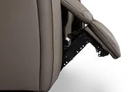 Rhett Gray Micro Power Reclining Console Loveseat