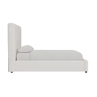 Grayton Gellar Beige 54" Upholstered Platform Bed