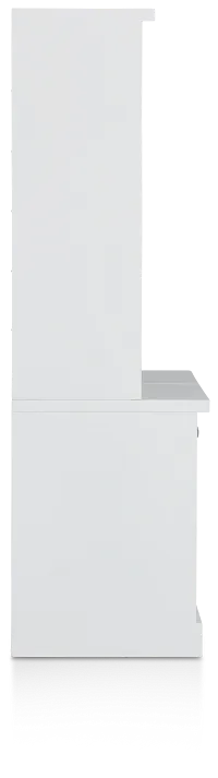 Newport White Door Bookcase