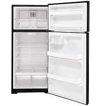 Ge 17 Series Black Top Freezer Refrigerator