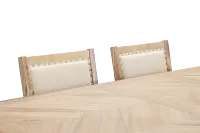 Joplin Light Tone Extension High Table & 4 Upholstered Barstools