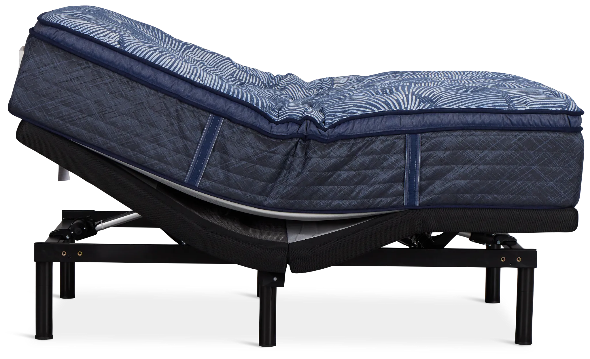 Serta Perfect Sleeper Cobalt Calm Plush Elite Adjustable Mattress Set