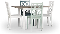 Edgartown Two-tone Rectangular Table And Mixed Chairs