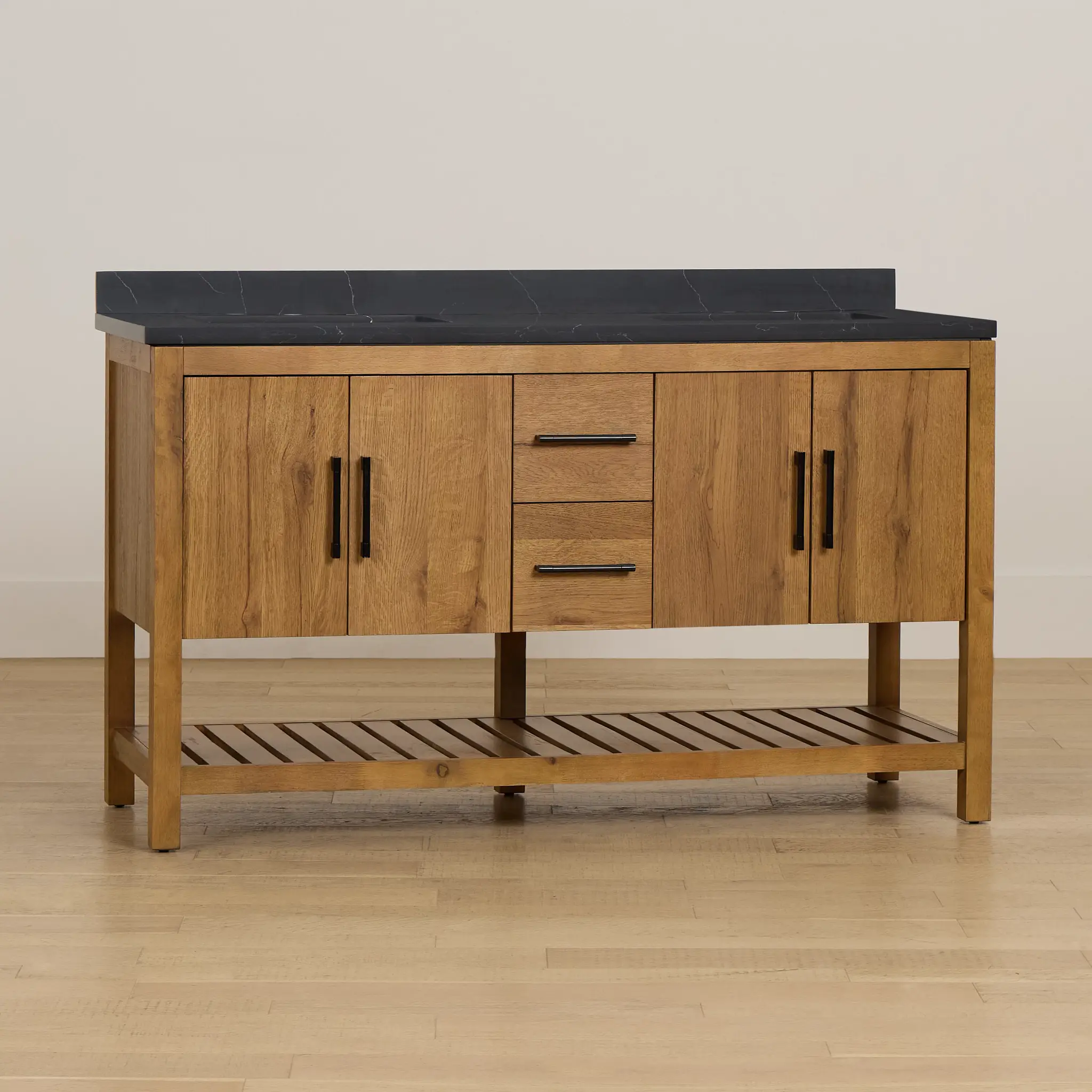 Highland Light Tone 60" Double Bathroom Vanity Highland Light Tone 60" Double Bathroom Vanity