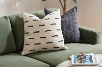 Clover Ivory 22" Accent Pillow