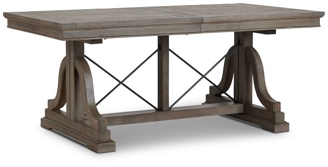 Heron Cove Light Tone Trestle Table