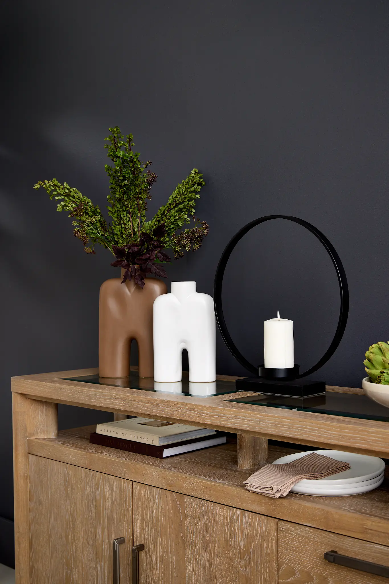 Teya Brown Large Vase Teya Brown Large Vase