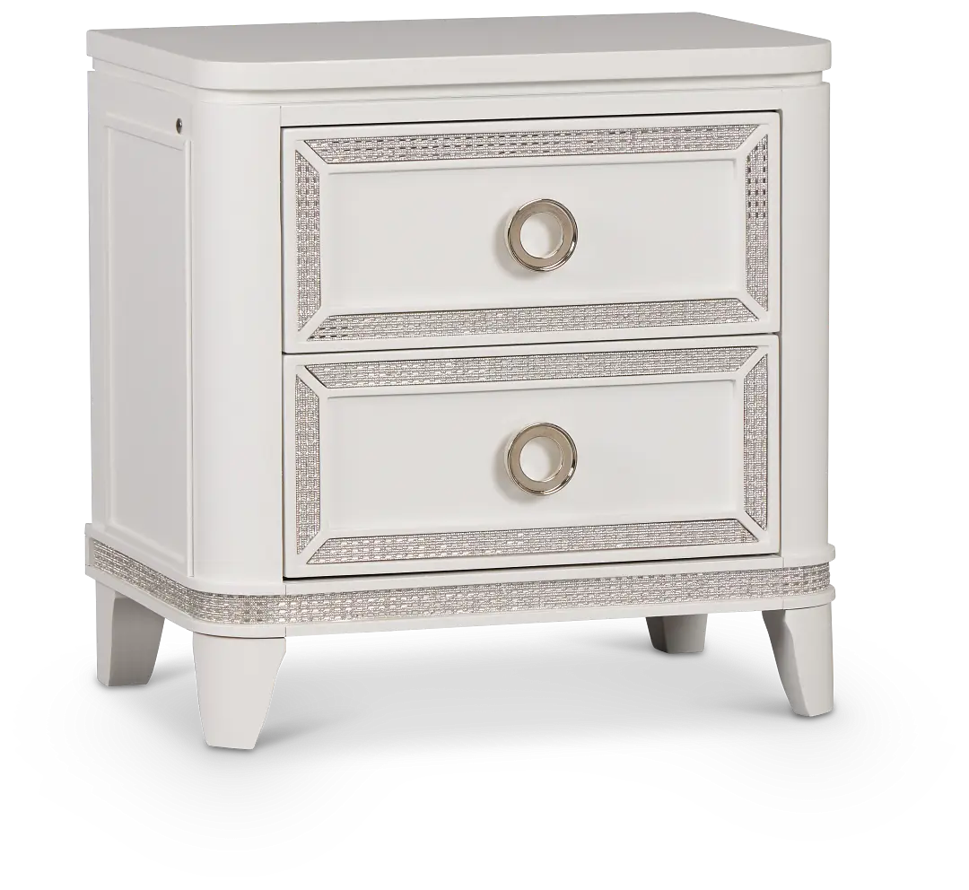 Milan White Youth Nightstand Milan White Youth Nightstand