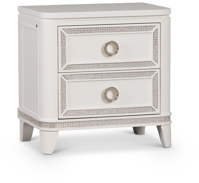 Milan White Youth Nightstand