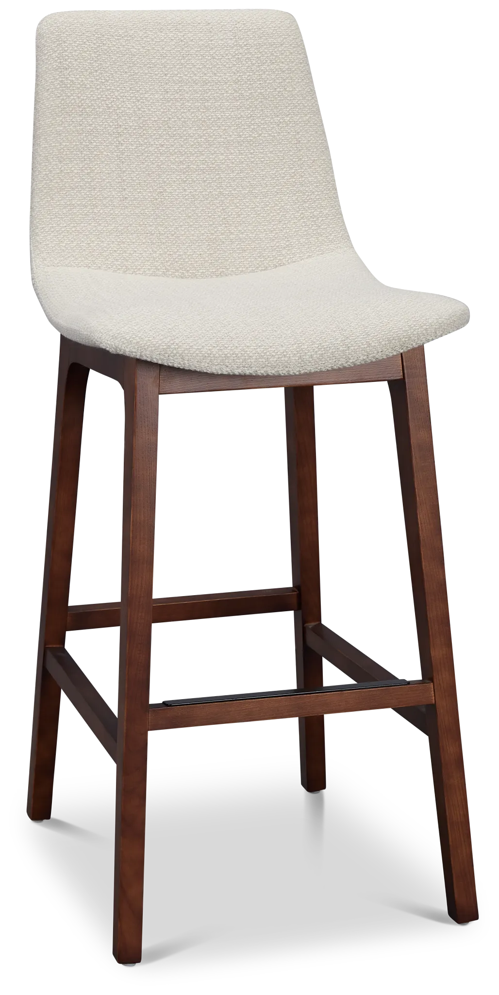 Hamilton Light Beige Fabric 30" Upholstered Barstool