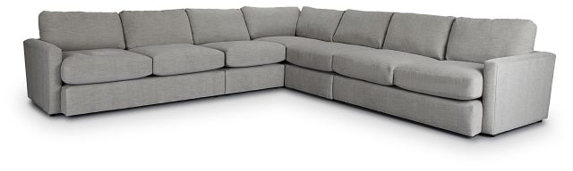 Noah Gray Fabric Large Two-arm Sectional