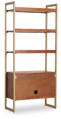 Briar Mid Tone Bookcase