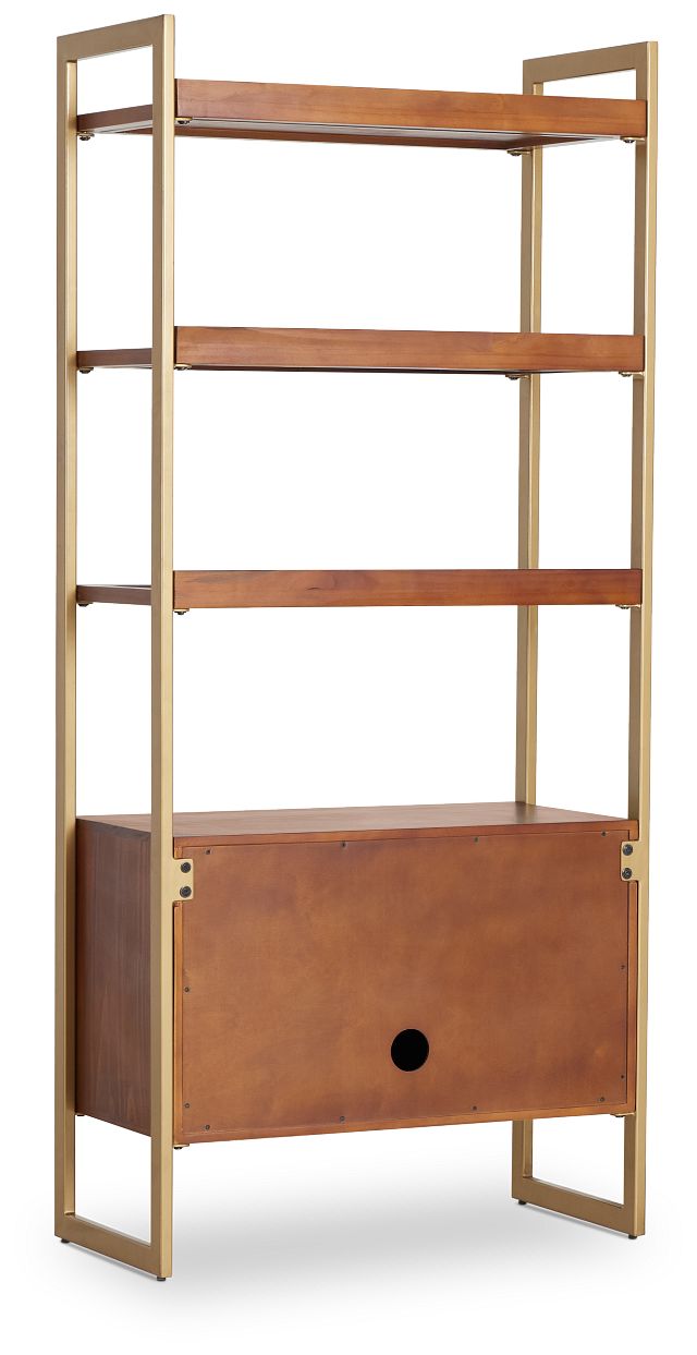 Briar Mid Tone Bookcase