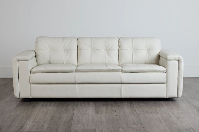 Rowan Light Gray Leather Sofa (0)