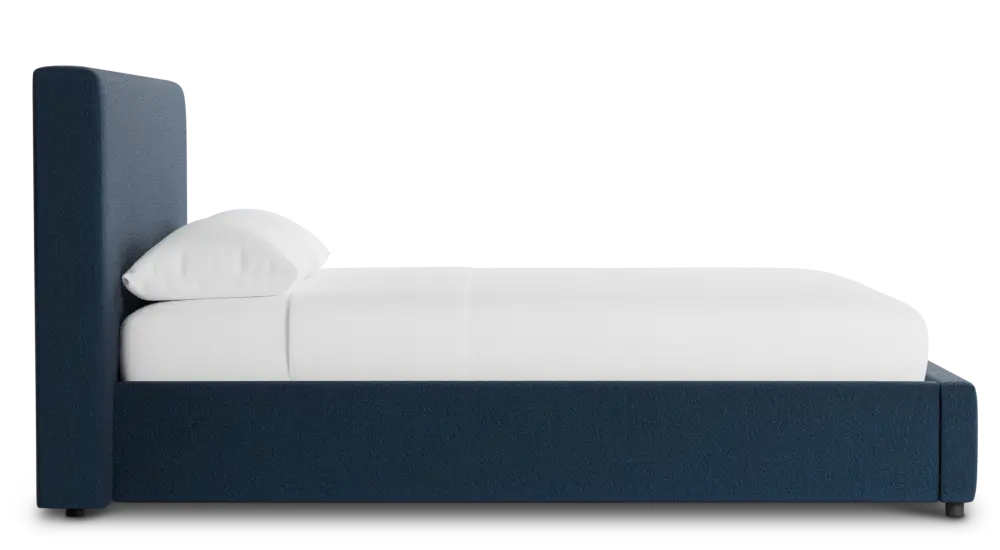 Grayton Elite Navy 44" Upholstered Platform Bed Grayton Elite Navy 44" Upholstered Platform Bed
