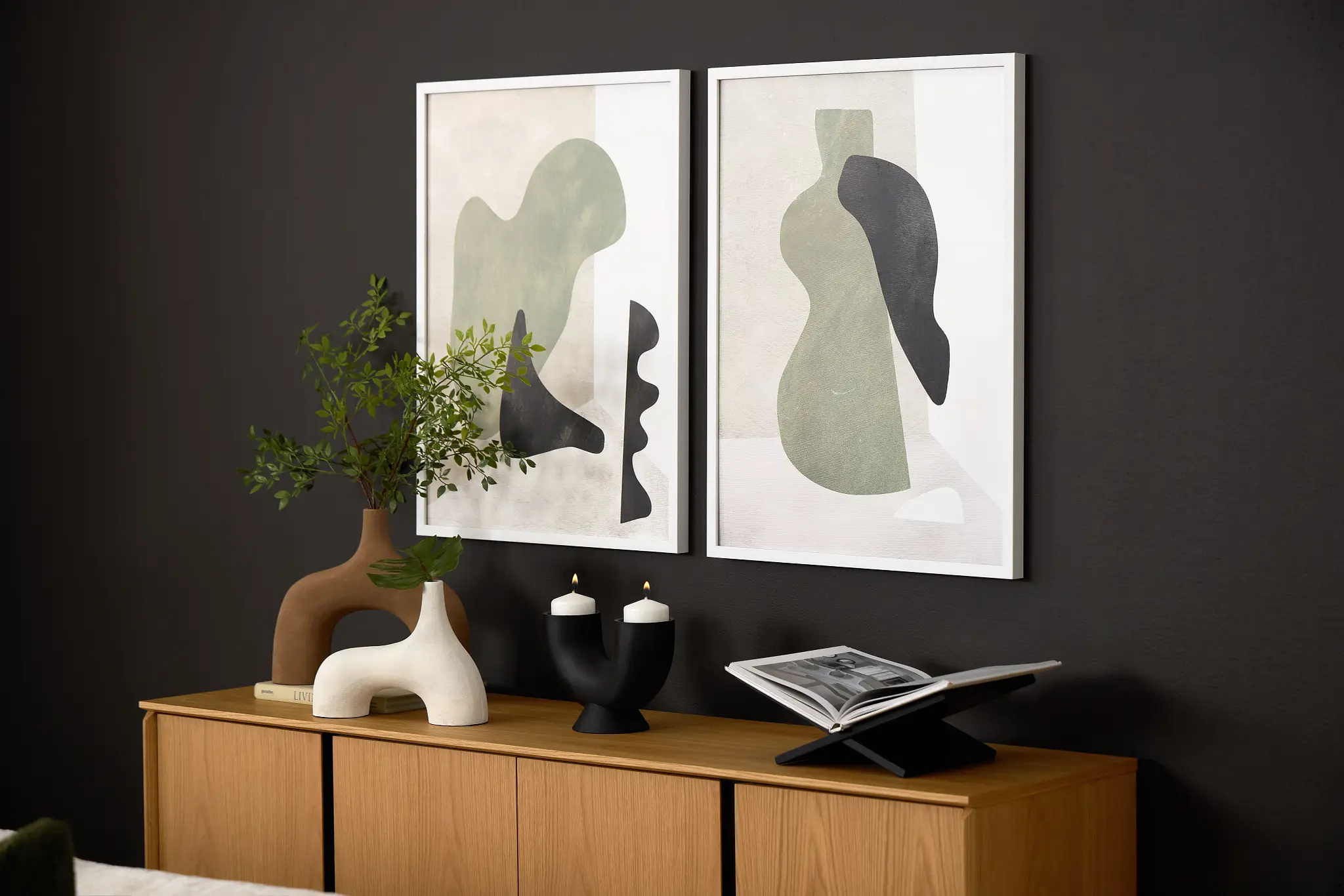 Justen Green Framed Wall Art Justen Green Framed Wall Art