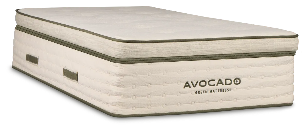Avocado Green 15.50" Plush Box Top Mattress
