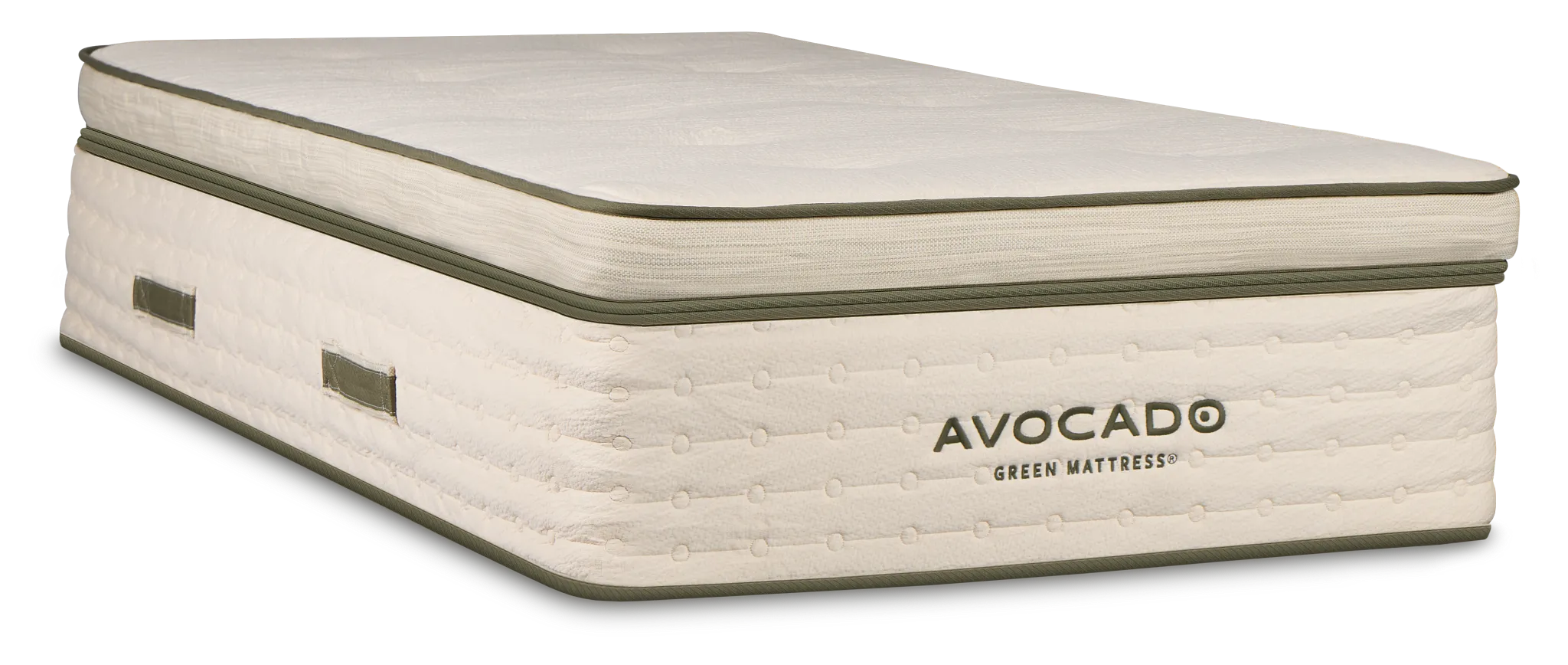 Avocado Green 15.50" Plush Box Top Mattress