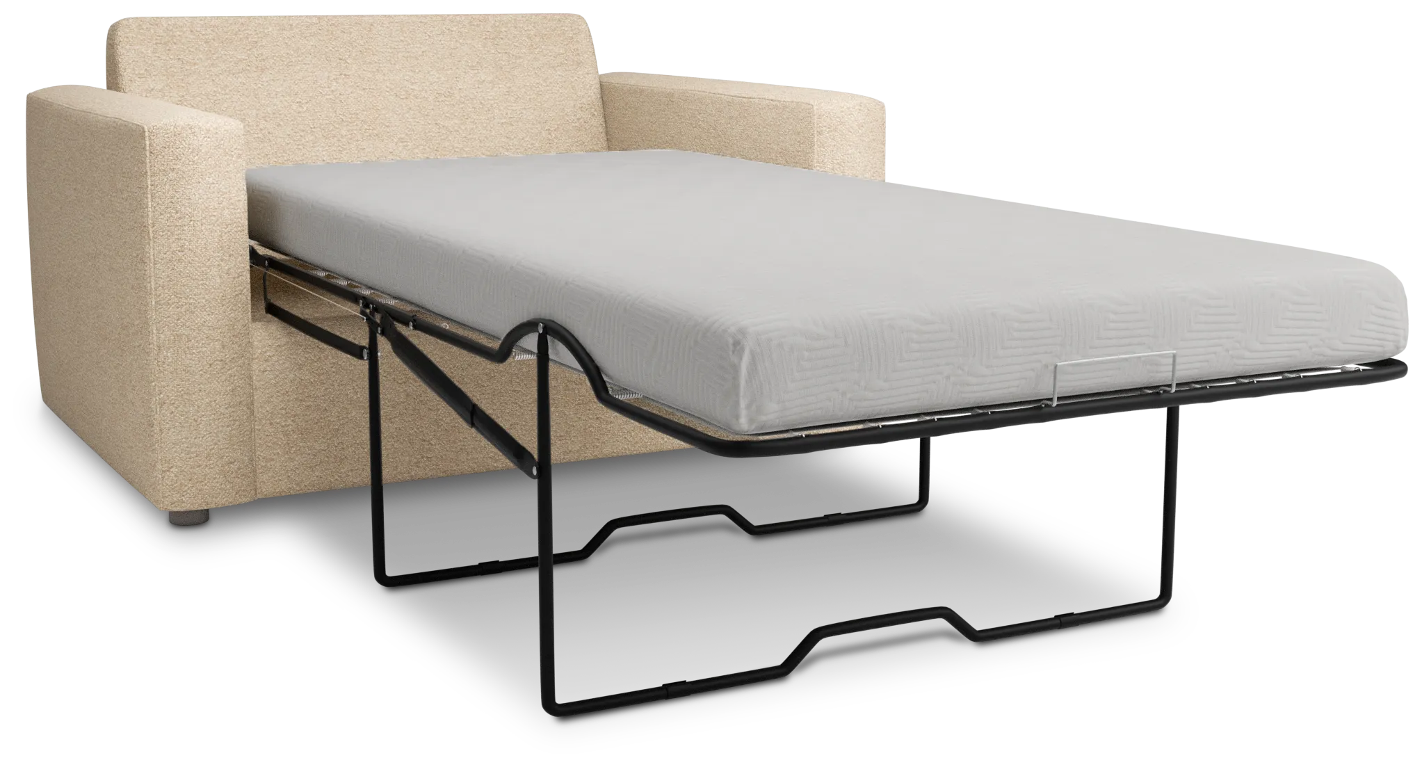 Siesta Elite Taupe Fabric Cooling Memory Foam Sleeper