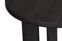 Lyndie Black Round End Table