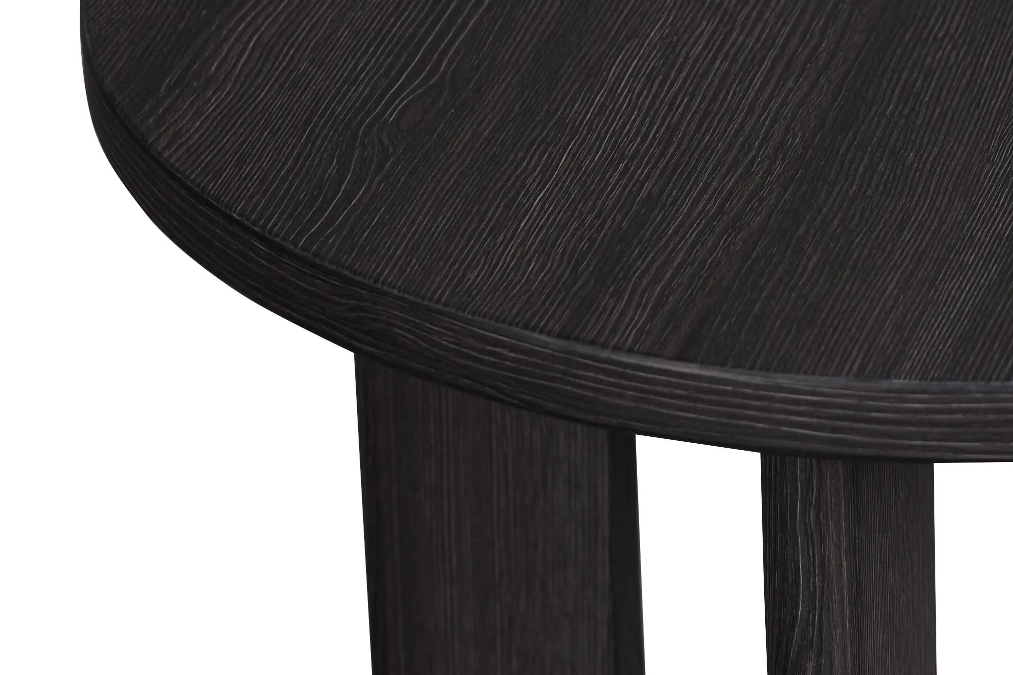 Lyndie Black Round End Table Lyndie Black Round End Table
