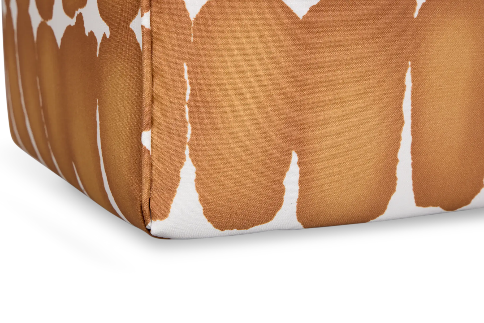 Shiba Dot Light Brown Fabric Accent Pouf Shiba Dot Light Brown Fabric Accent Pouf