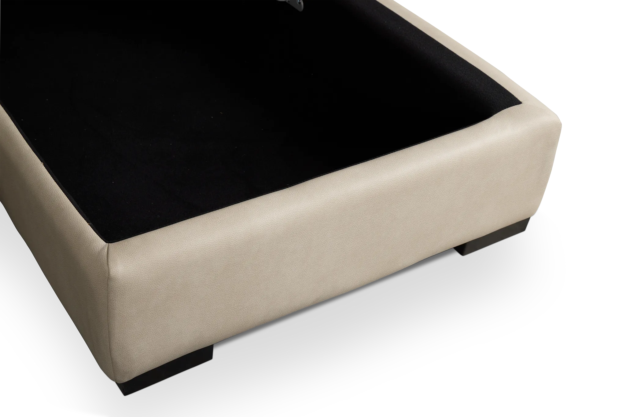 Melody Light Gray Storage Medium Right Dual Power Chaise Sleeper Sectional