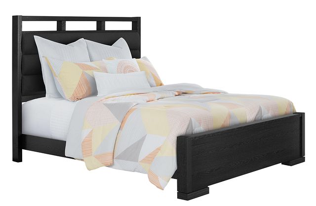 Sutton Dark Tone Uph Panel Bed (0)