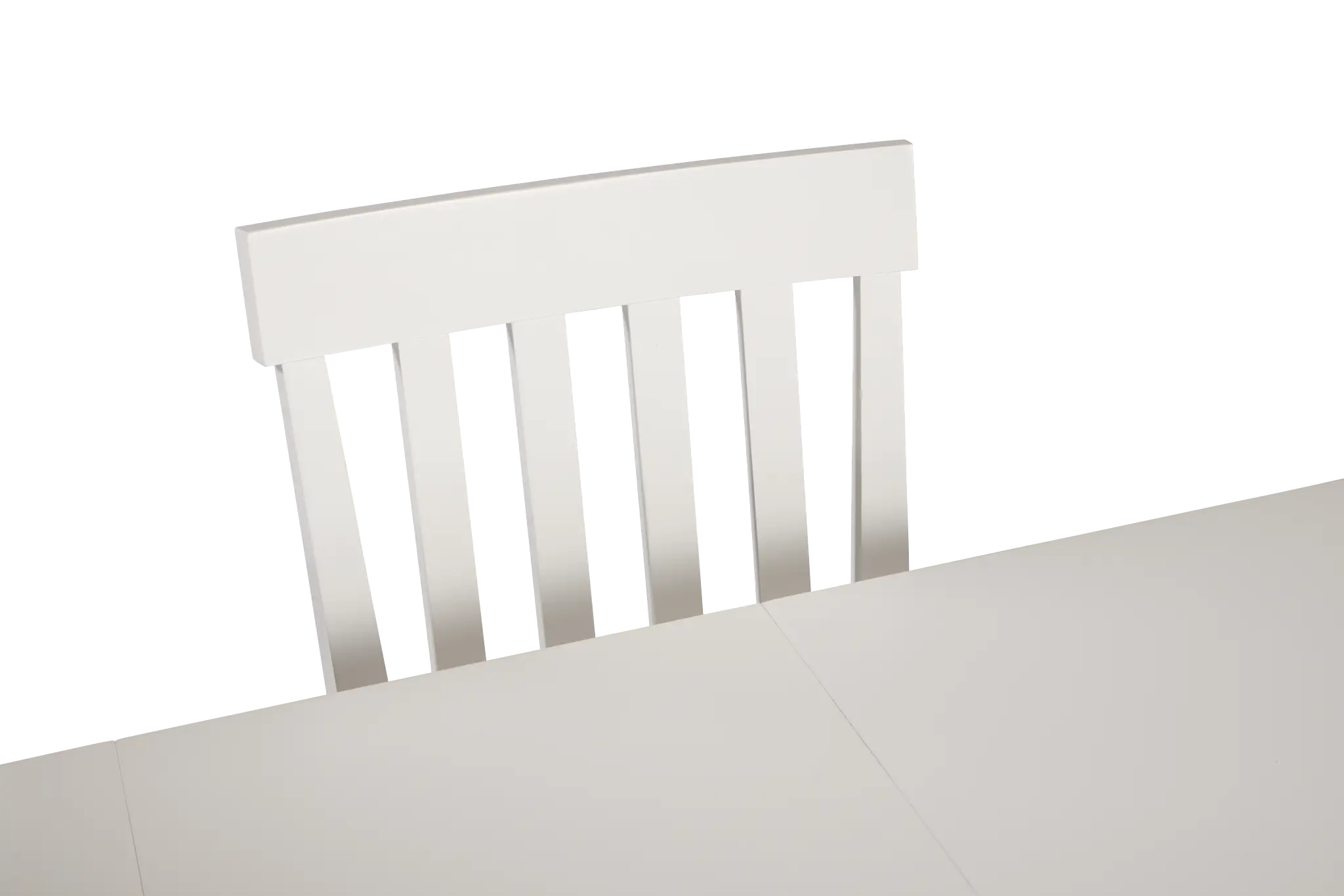 Nantucket White Trestle Table & 4 White Wood Chairs Nantucket White Trestle Table & 4 White Wood Chairs