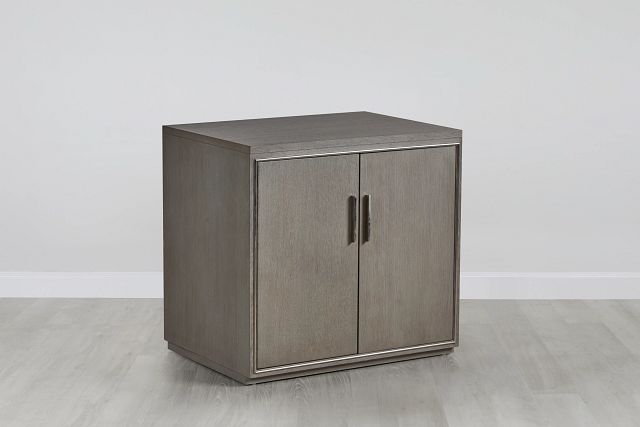 Highline Gray Door Cabinet