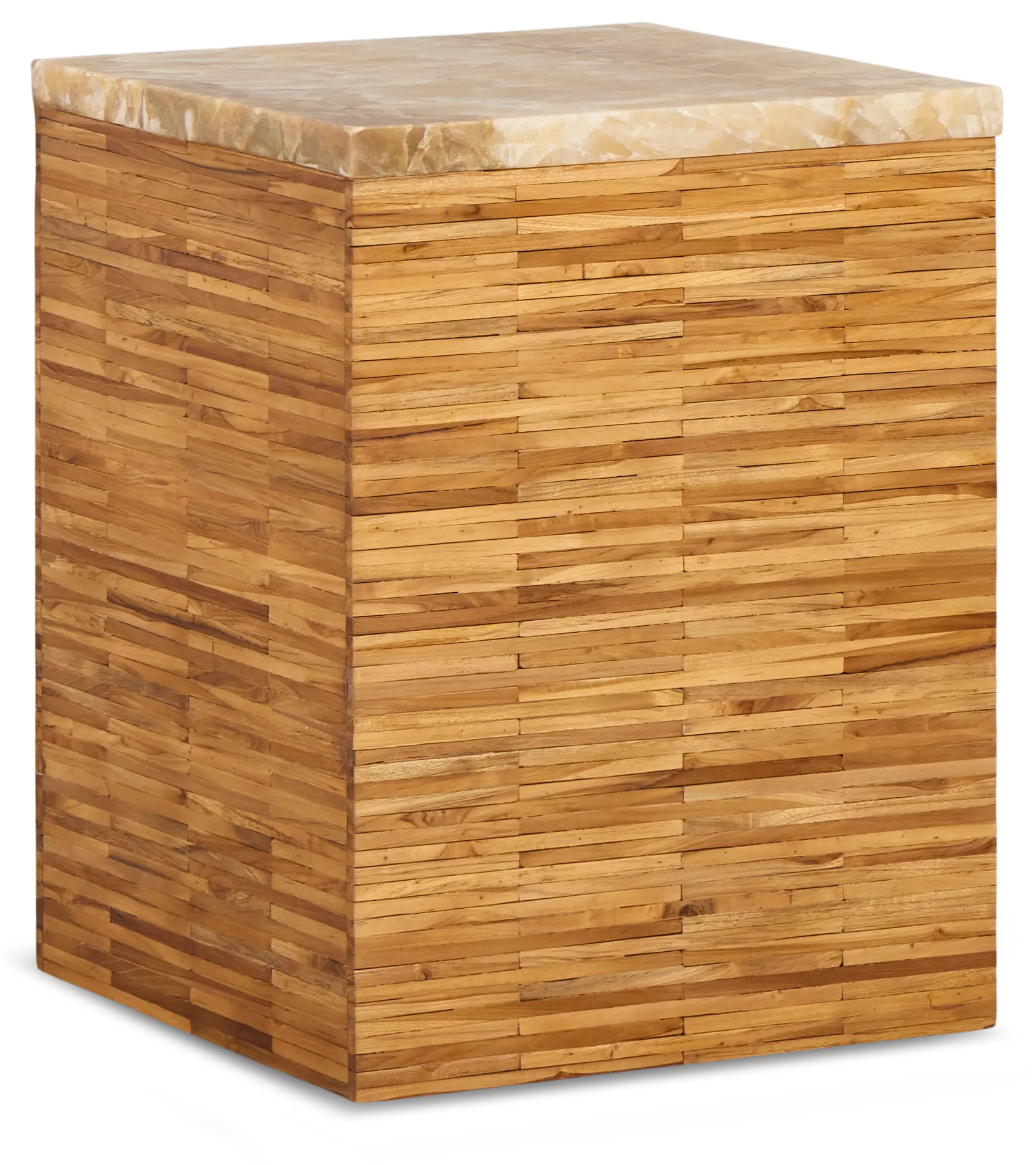 Haven Mid Tone Square End Table Haven Mid Tone Square End Table