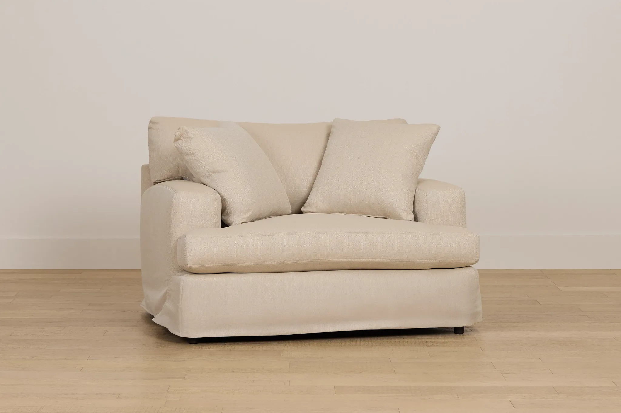 Marren Beige Fabric Chair