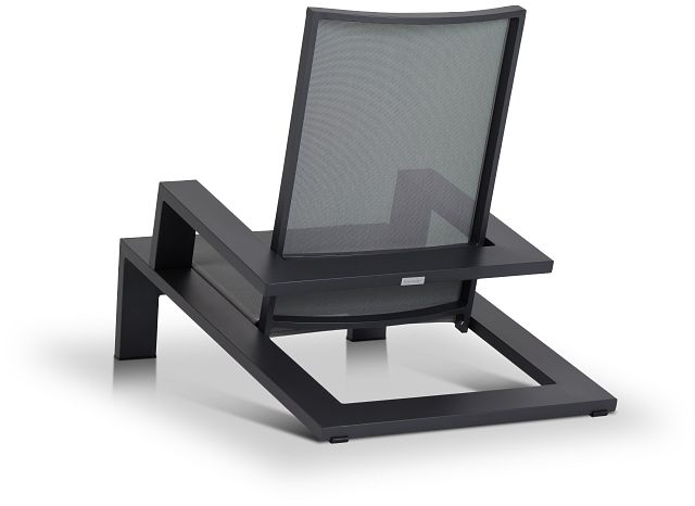 Linear Dark Gray Ledge Pool Chair (3)