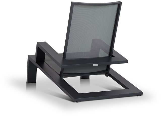 Linear Dark Gray Ledge Pool Chair