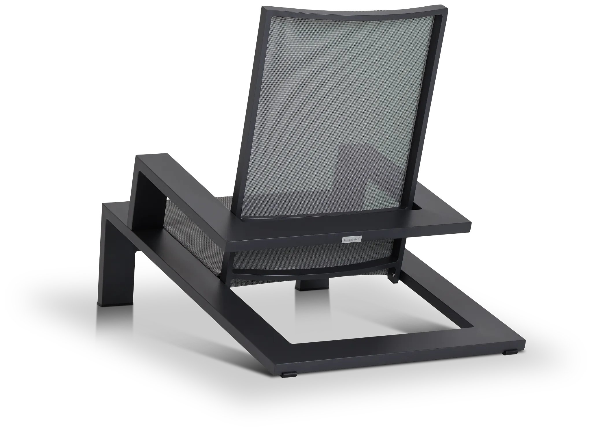 Linear Dark Gray Ledge Pool Chair