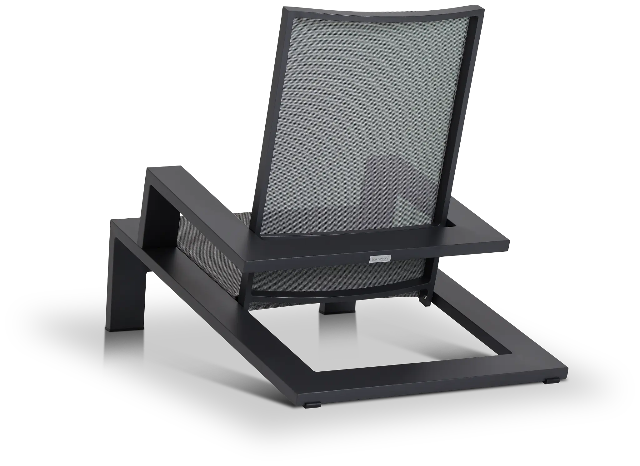 Linear Dark Gray Ledge Pool Chair Linear Dark Gray Ledge Pool Chair