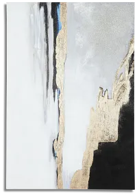 Serafina Gold Canvas Wall Art