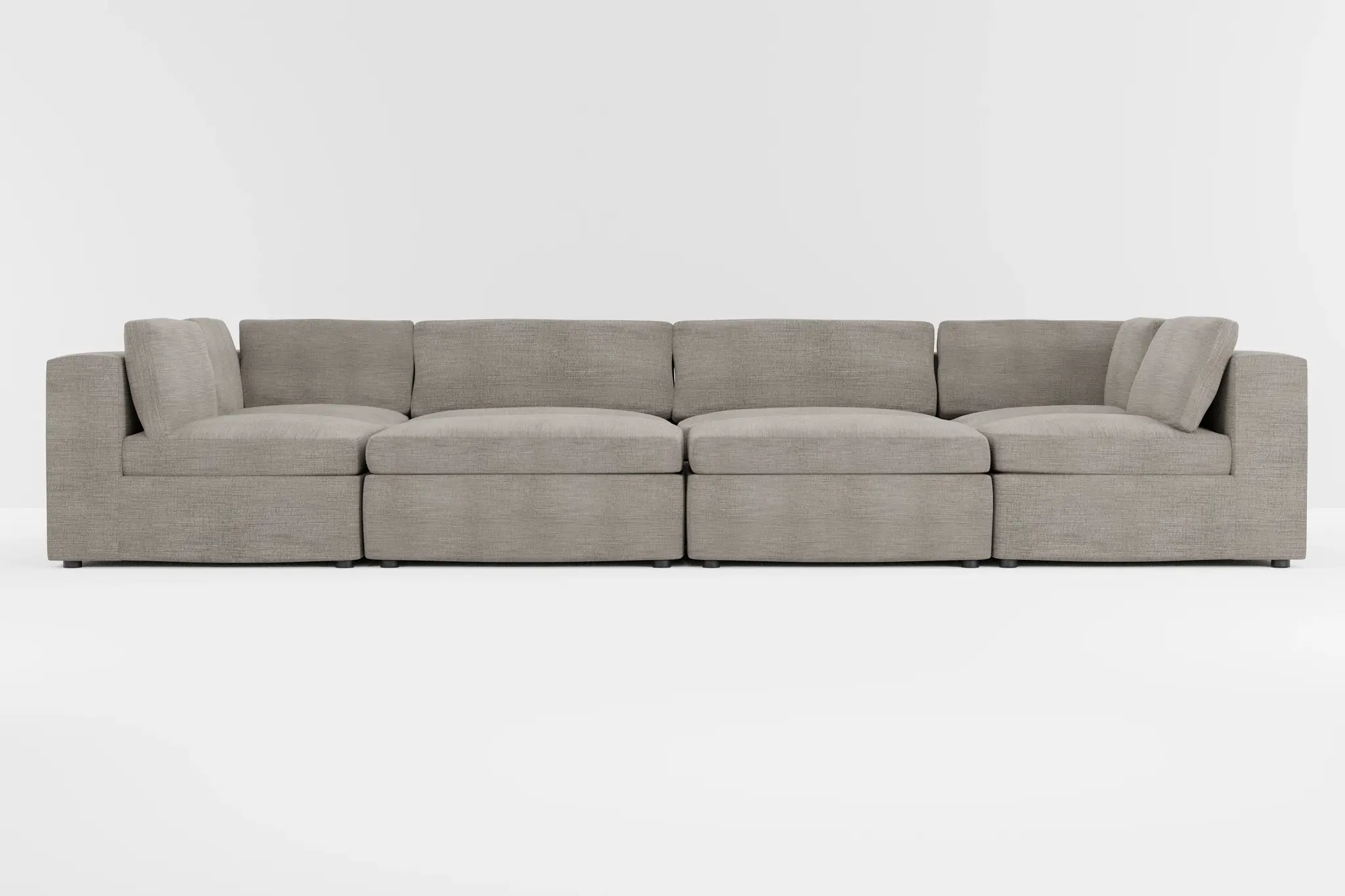 Destin Victory Gray Fabric 8-piece Pit Sectional Destin Victory Gray Fabric 8-piece Pit Sectional