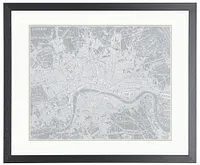 Draft Gray Framed Wall Art