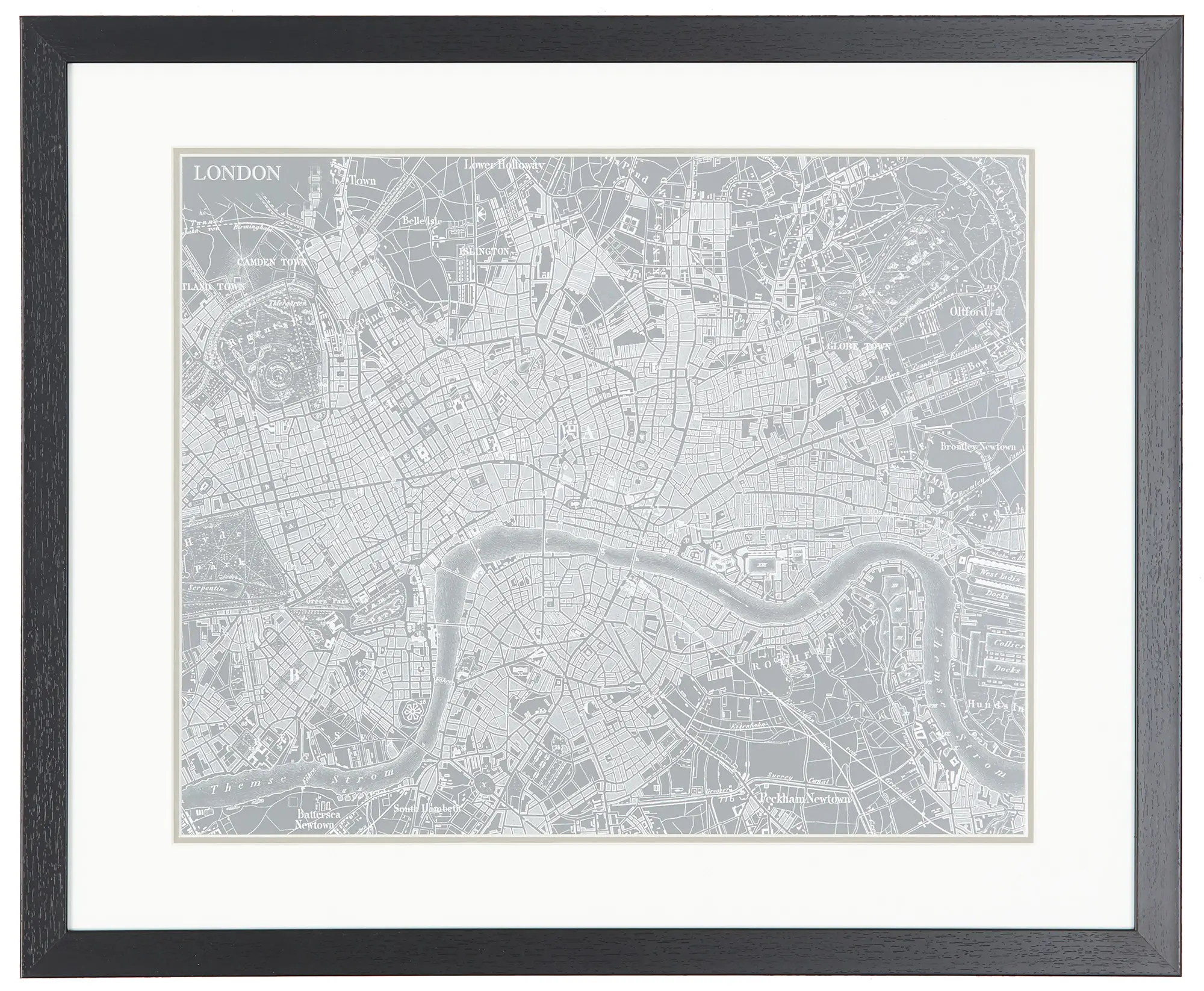 Draft Gray Framed Wall Art Draft Gray Framed Wall Art