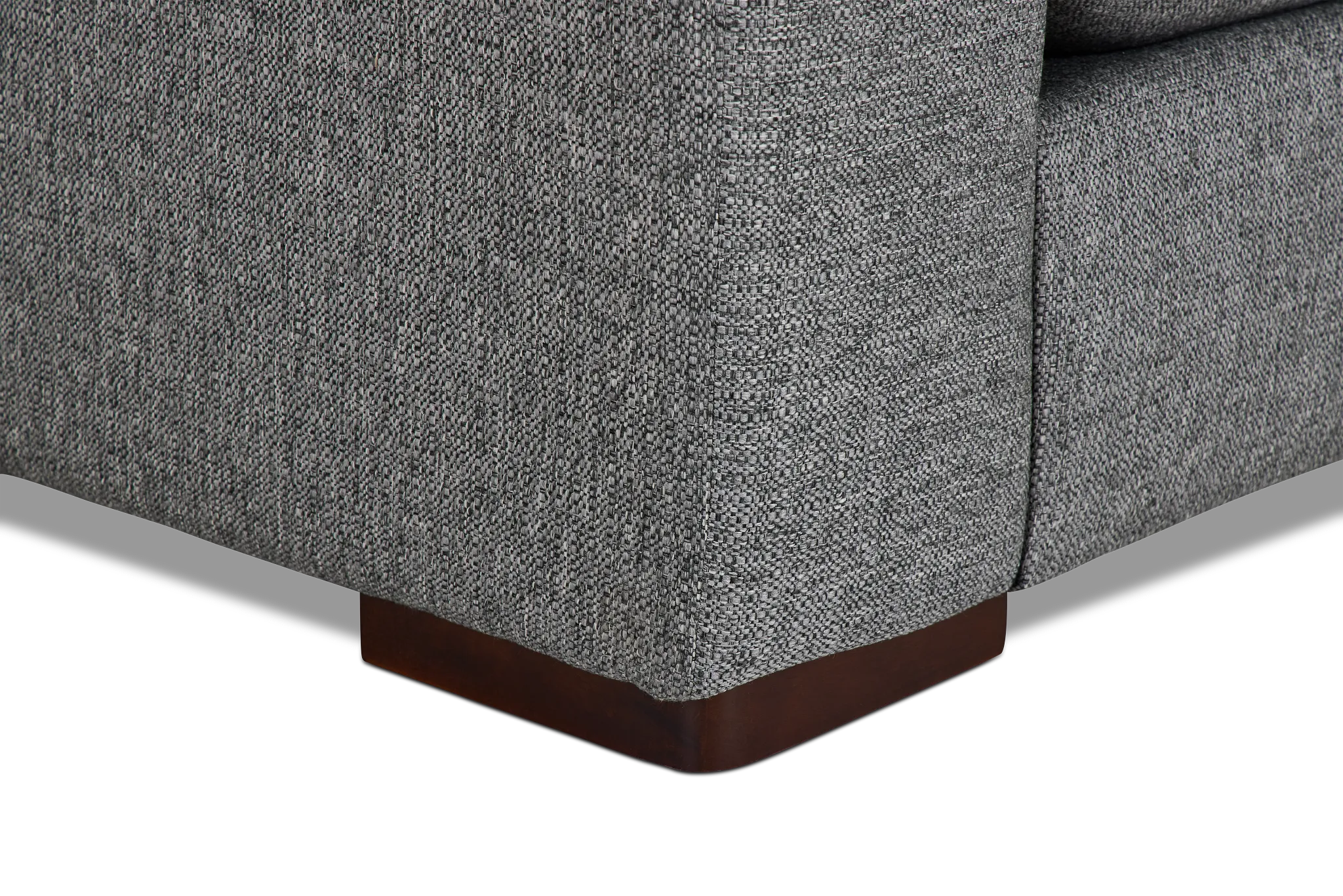 Veronica Dark Gray Down Right Chaise Sectional