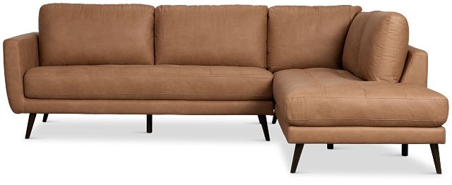 Indie Brown Micro Small Right Bumper Sectional | Living Room