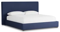 Grayton Joya Dark Blue 54" Upholstered Platform Bed