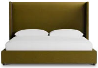 Captiva Elite Dark Green 60" Upholstered Shelter Bed