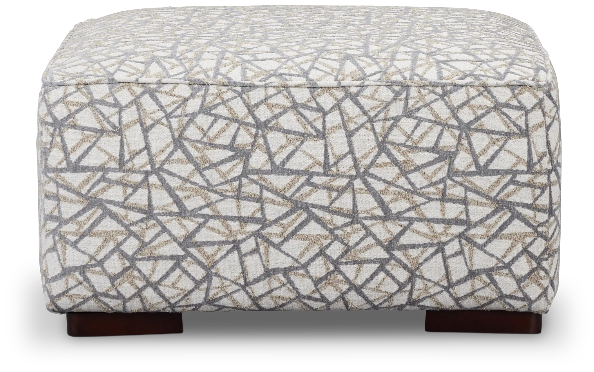 Webinar Gray Fabric Cocktail Ottoman Webinar Gray Fabric Cocktail Ottoman