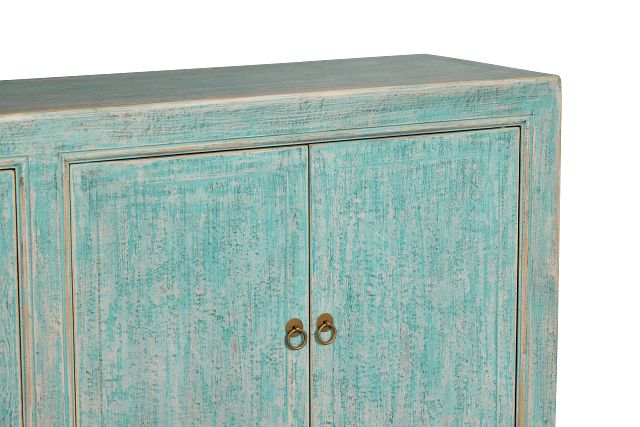 Arrow Teal Four-door Cabinet