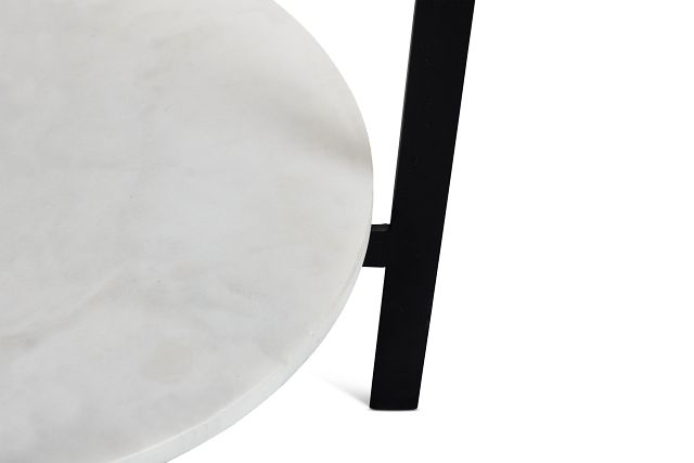 Marie Light Tone Round Accent Table