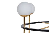 Vita Black Large Chandelier