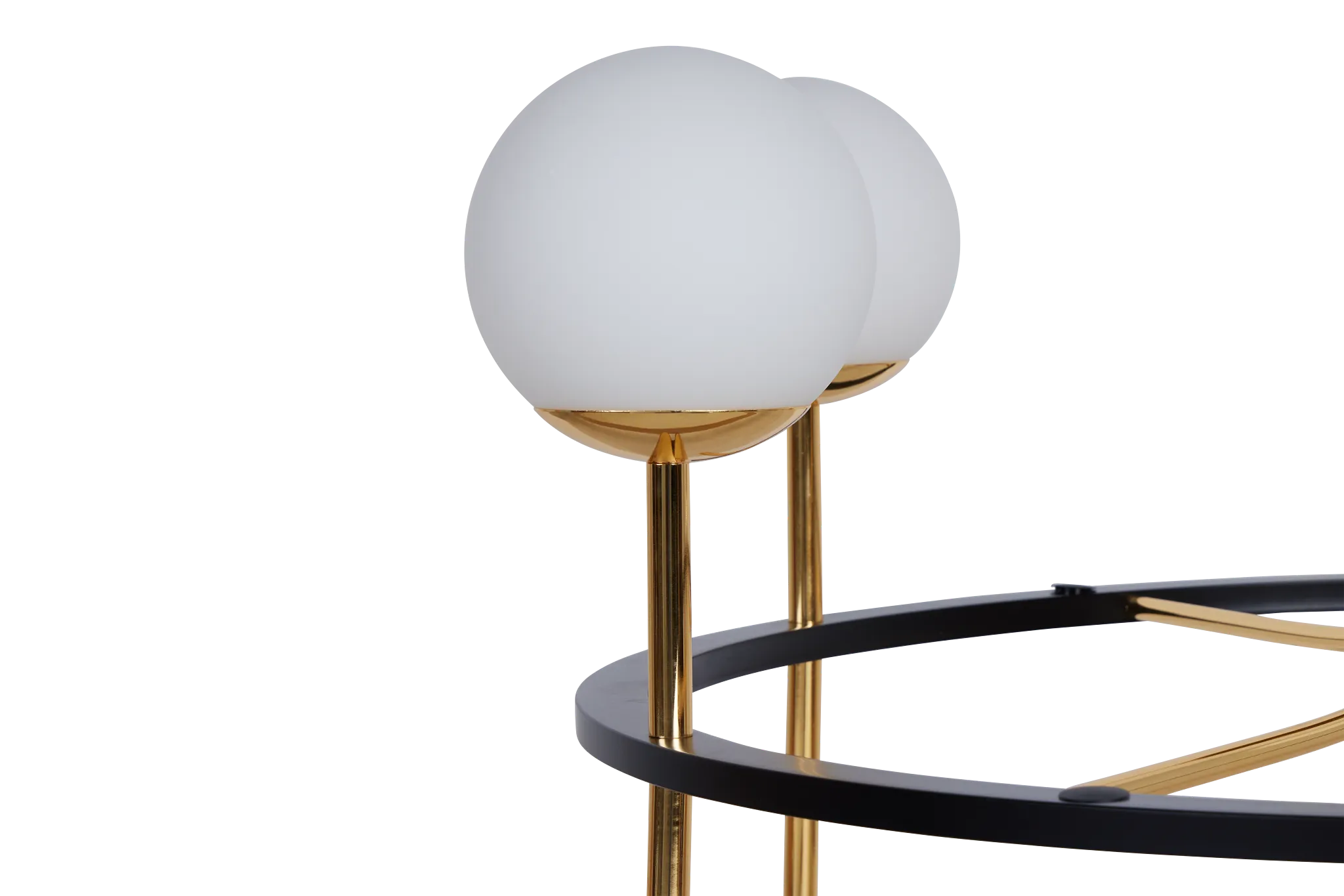 Vita Black Large Chandelier